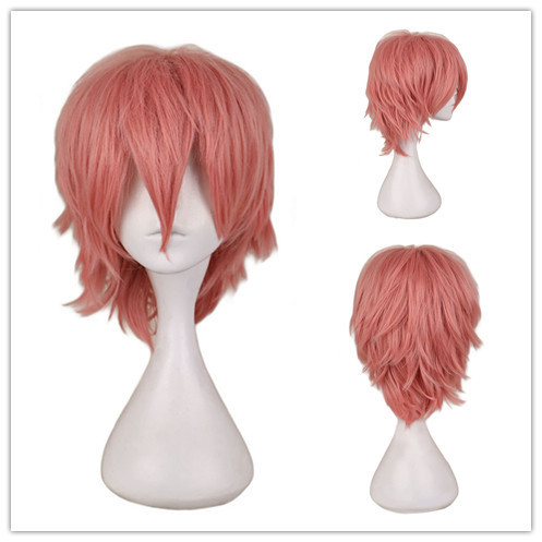 Cross-Border European and American Cosplay Anime Wig Universal Color Harajuku Anti-Curling Men's Short Hair Anti-Curling Style - photo 12