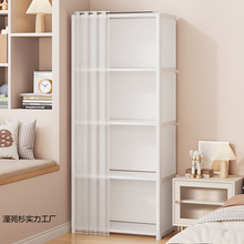 家用卧室收纳柜衣柜宿舍储物柜防尘衣服柜衣柜出租房简易组装