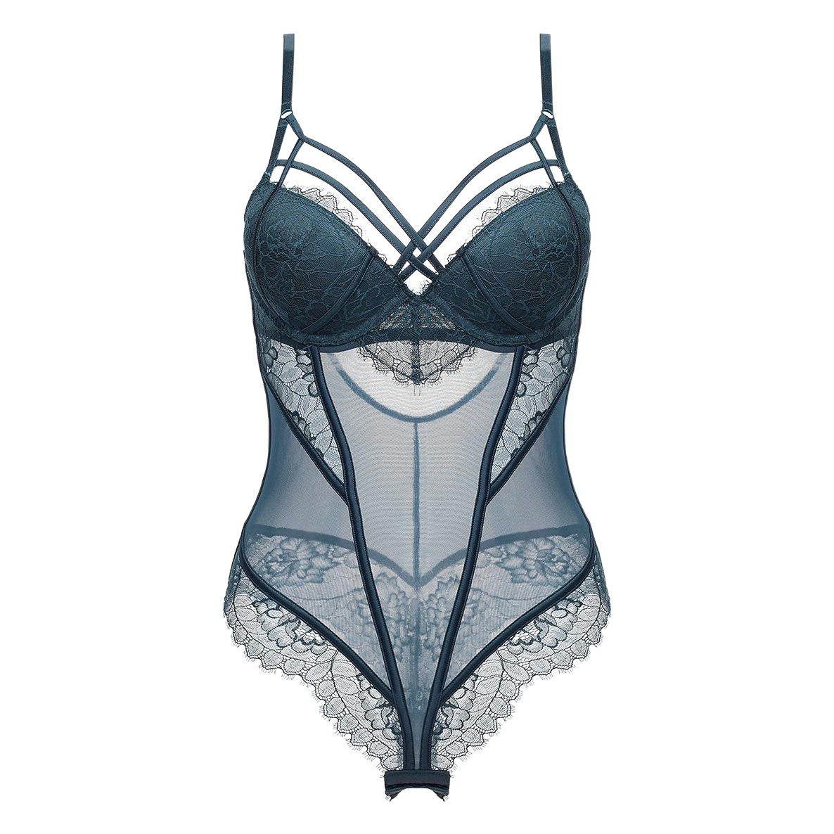 Directo de fábrica francés sexy mono seductora transparente encaje europeo y americano apretado sexy mono