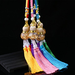 Car Air Freshener Gourd Hook, Gold Leaf Double Ear Gourd Hook Car Interior Decor, Car Hanging Charm Ornament