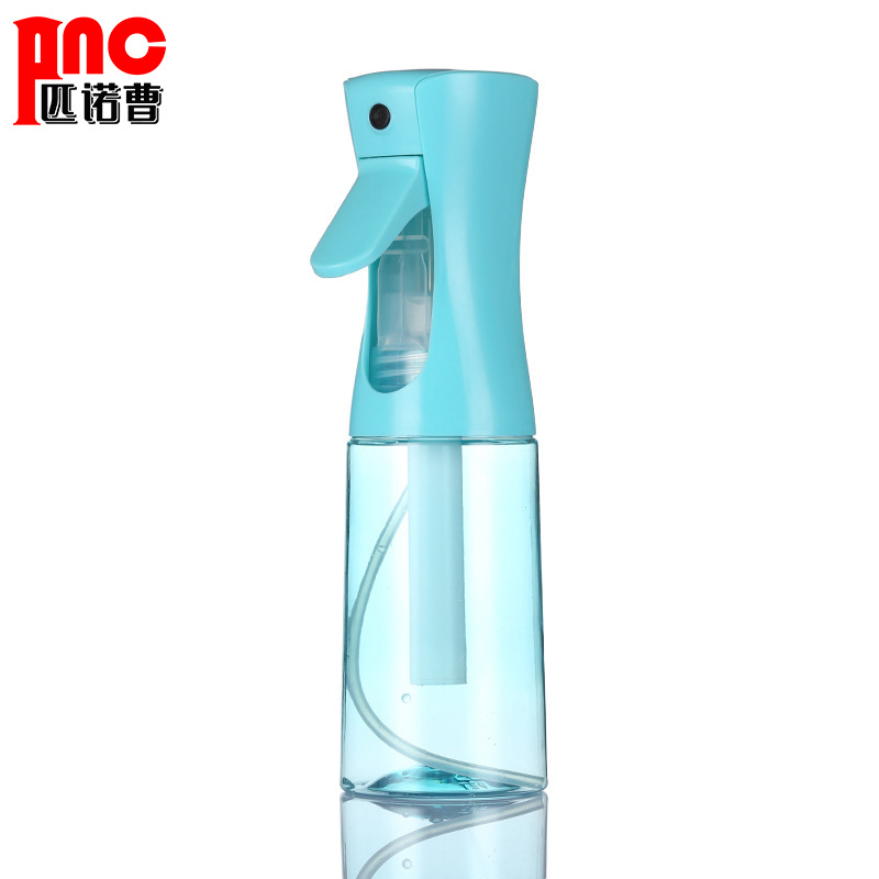 Botella de pulverización continua transparente de color botella de pulverización de alta presión botella de pulverización de desinfección de alcohol fábrica de embotellado