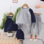 春季新款拼色小童卫衣