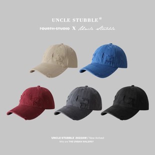Retro Old Hole Baseball Hat for Men and Women Trendy Ins Spring and Summer Street Stylish Versatile Soft Top Sunshade Peaked Cap