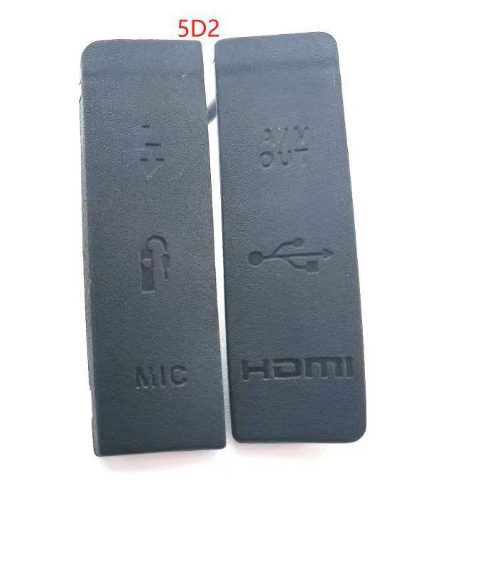 Adecuado para Canon 5D2 5D3 50D 500D 550D 60D 650D 700D enchufe de cuero USB caucho