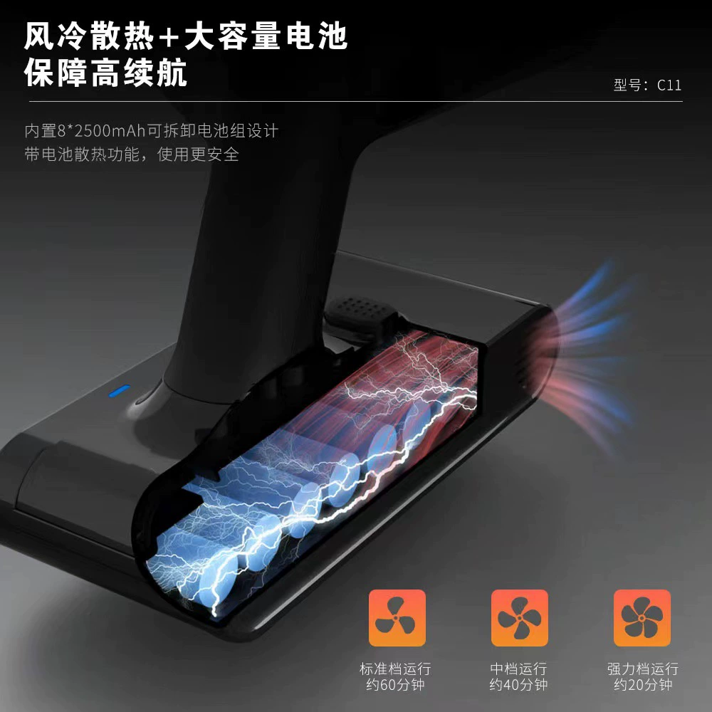Hygienic pool, vacuum cleaner, brushless engine