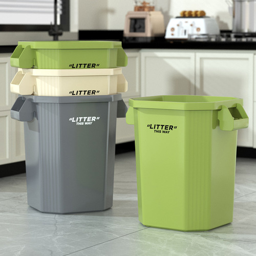 Kitchen-specific trash can, extra-large size, high-style, household living room, 2024 new model, large capacity, commercial enlarged storage bucket