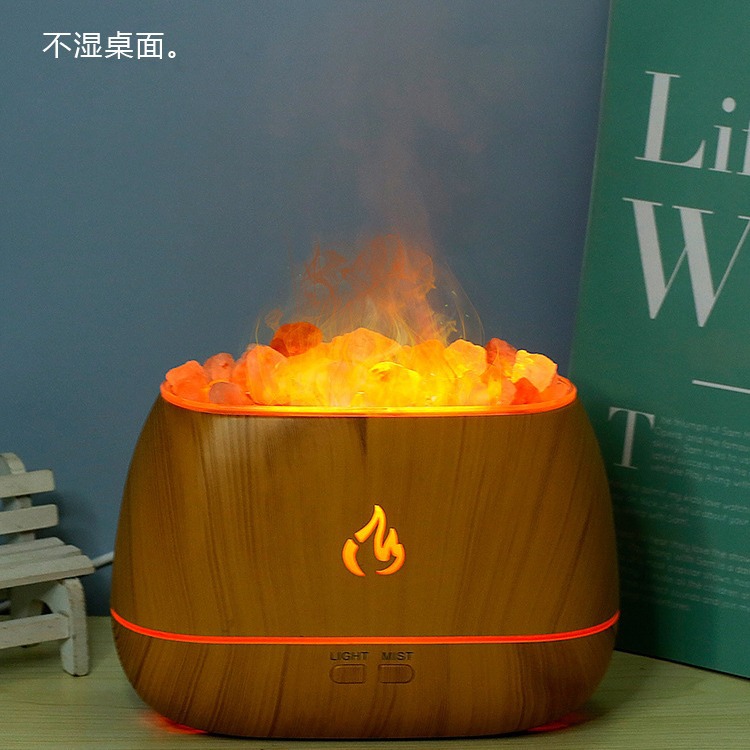 Nueva piedra de sal humidificador aire del hogar pequeño al por mayor ultrasónico aceite esencial aromaterapia máquina regalo creativo atomizador