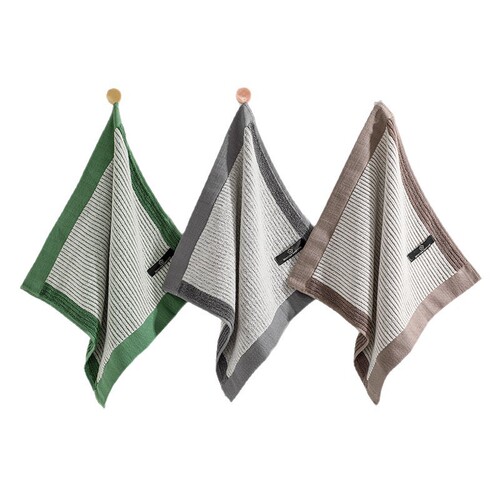 Wholesale 7A antibacterial pure cotton square scarf Class A, thick home use cute cartoon color-woven jacquard small square scarf 100% cotton wholesale