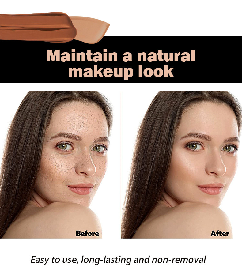 Fit Colors 8-color foundation is easy to push away, holding makeup, matte, concealer, face repairing, liquid foundation,_voghion.com