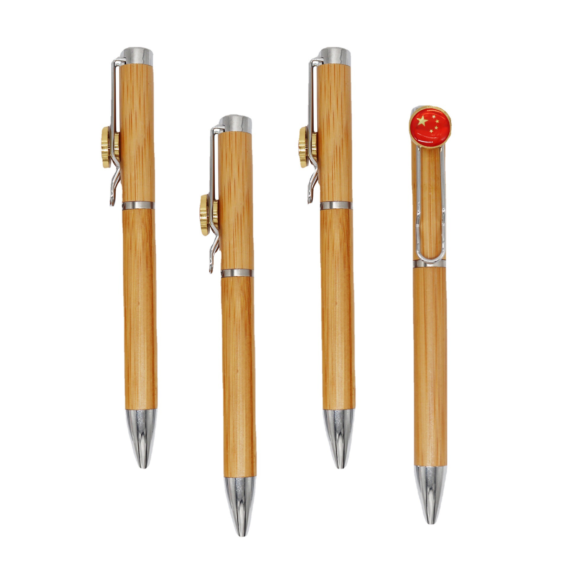 Pluma de bambú pluma de bambú fijo OGO Bolígrafo De Metal clip de la pluma transfronteriza especial para la nueva pluma