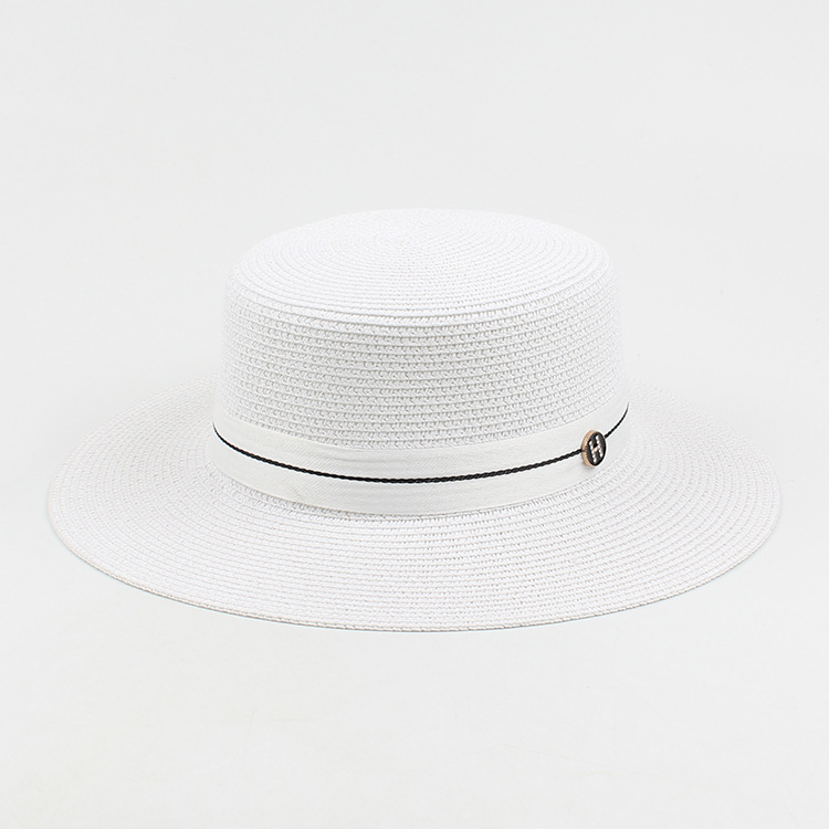 Korean Sunscreen Straw Hat Wholesale display picture 1