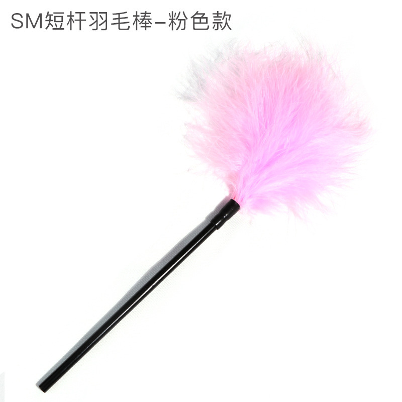 Feather Teasing Stick with Zinc Alloy Handle for Adult Couples — detail image 18