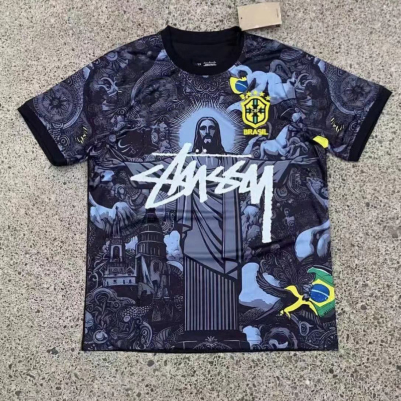 Stussy ブラジル 日本ジャージ フラメンゴ イタリア イングランド ポルトガル ドイツ サッカーユニフォーム タイ版|undefined