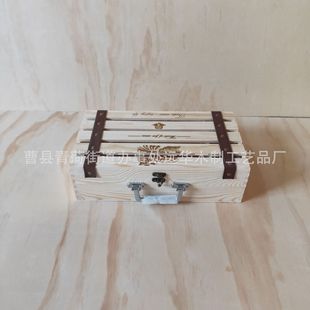 Hollow double wine box double wine box, double wooden box, wholesale