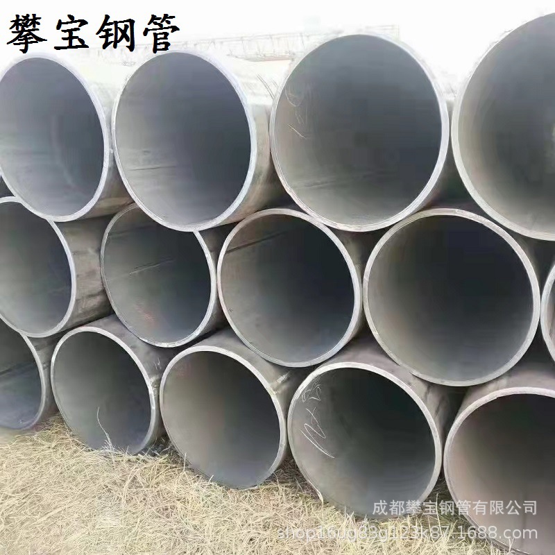 成品圆管钢管柱 现货批发Q235直缝钢管  打桩用钢护筒制作加工