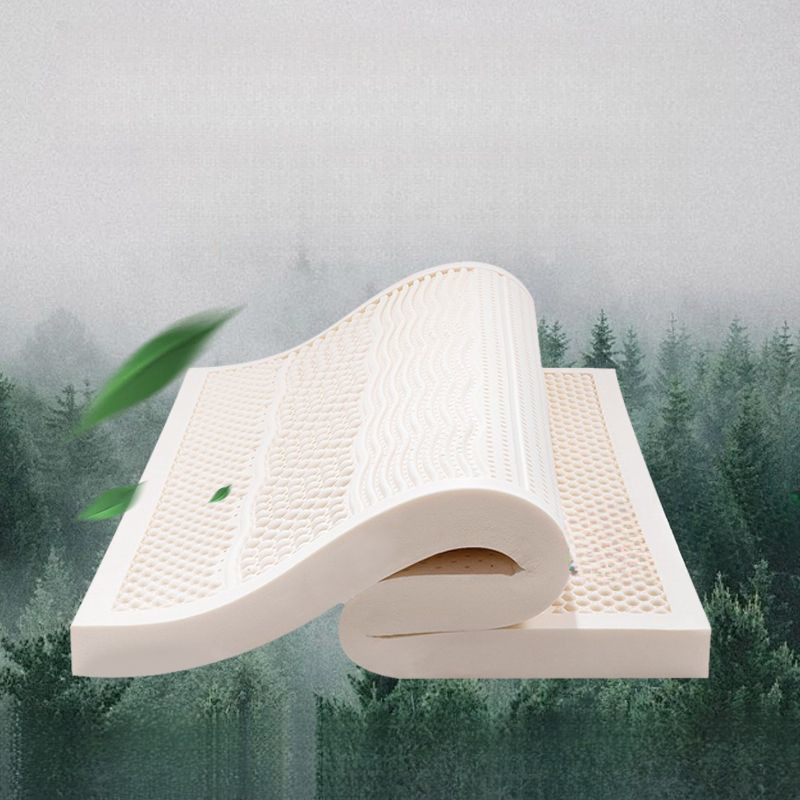 Mattress Thai Natural Latex Mattress Official Flagship Store Pure Thin Soft Cushion Home Student 1.2M1.5M1.8M