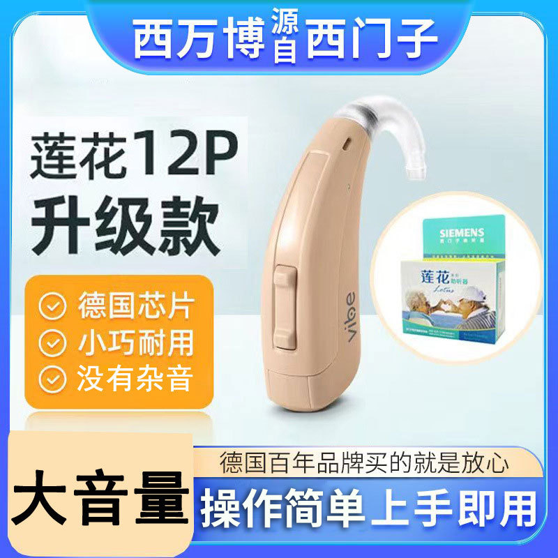 El audífono Xiwanbo se deriva de Siemens Lotus 23p/23SP/12p ancianos sordos severos de alta potencia invisible