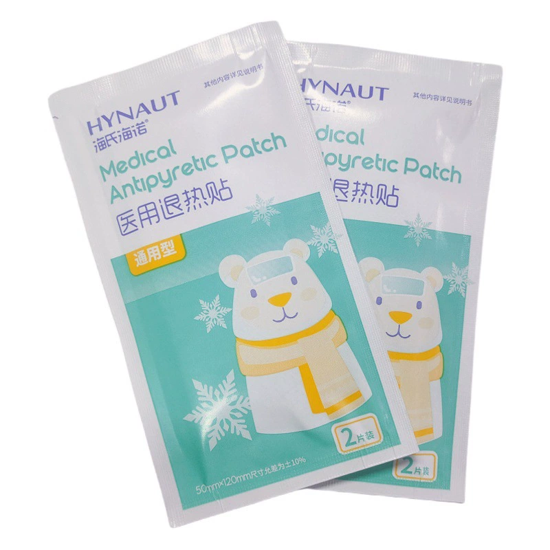 Haishi Hainuo 4-компонентный медицинский жаропонижающий пластырь для взрослых и детей, универсальный физический охлаждающий и жаропонижающий пластырь от холода и лихорадки