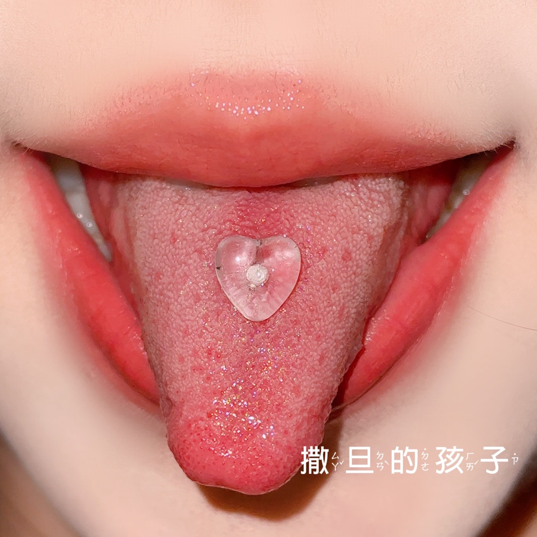 Heart Shape 4mm Ball Tongue Barbell 316L Surgical Steel External Thread Tongue Piercing Jewelry New Arrival detail image 7