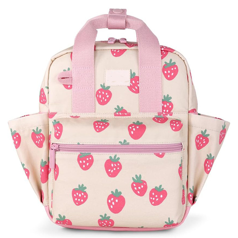 Toddler daycare bag with adjustable shoulder straps 2 side pockets…