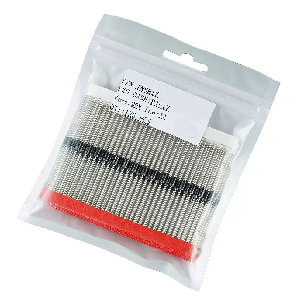 1N5817肖特基二极管1 A 20 V DO-41 125片