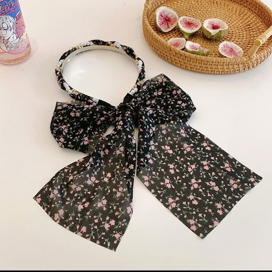 Xiangfei amantes de la tela accesorios para el cabello de alta apariencia de una sola pieza cinta de la diadema de perlas de Corea banda de pelo horquilla de hadas