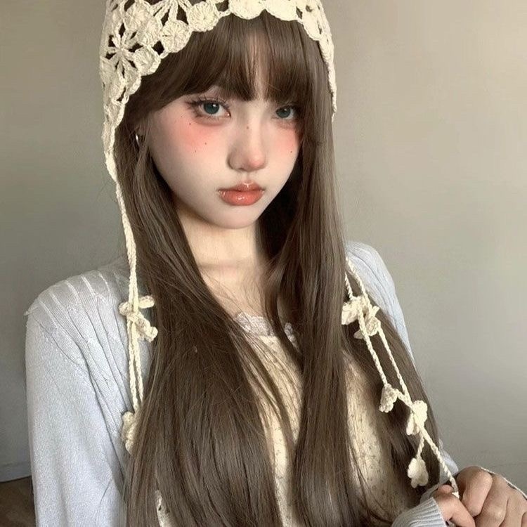 包头帽女夏季薄款编织花朵流苏复古民族风帽子镂空波西米亚风|undefined