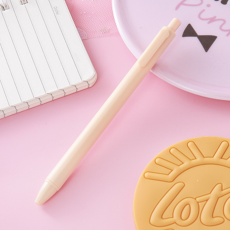 Macaron Morandi retro pluma de gel pluma estudiante combinación papelería suministros de oficina a base de agua firma pluma