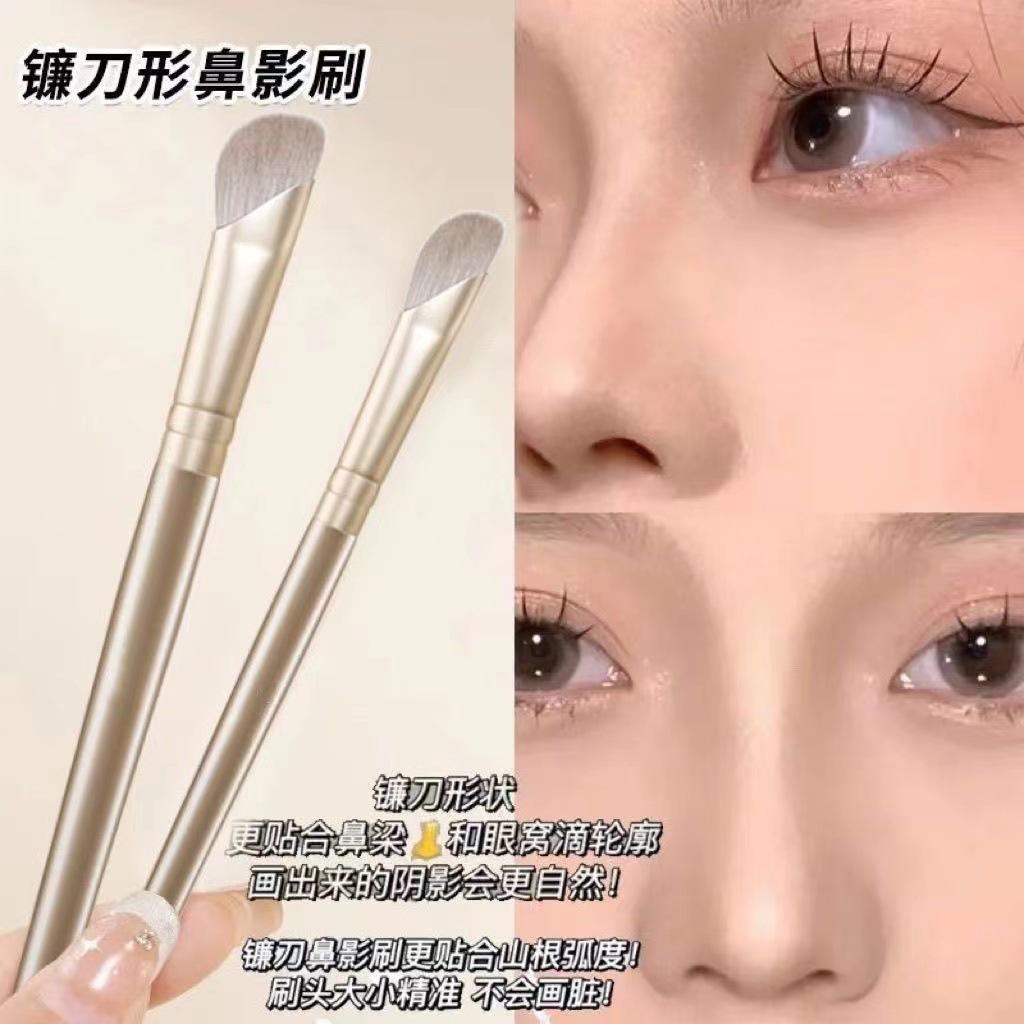 跨境專供鼻影刷半扇形斜頭化妝刷 2