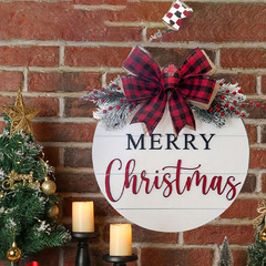 国境を越えた新製品クリスマスクリスマスクリスマスwooden signクリスマス木札花輪表札装飾品