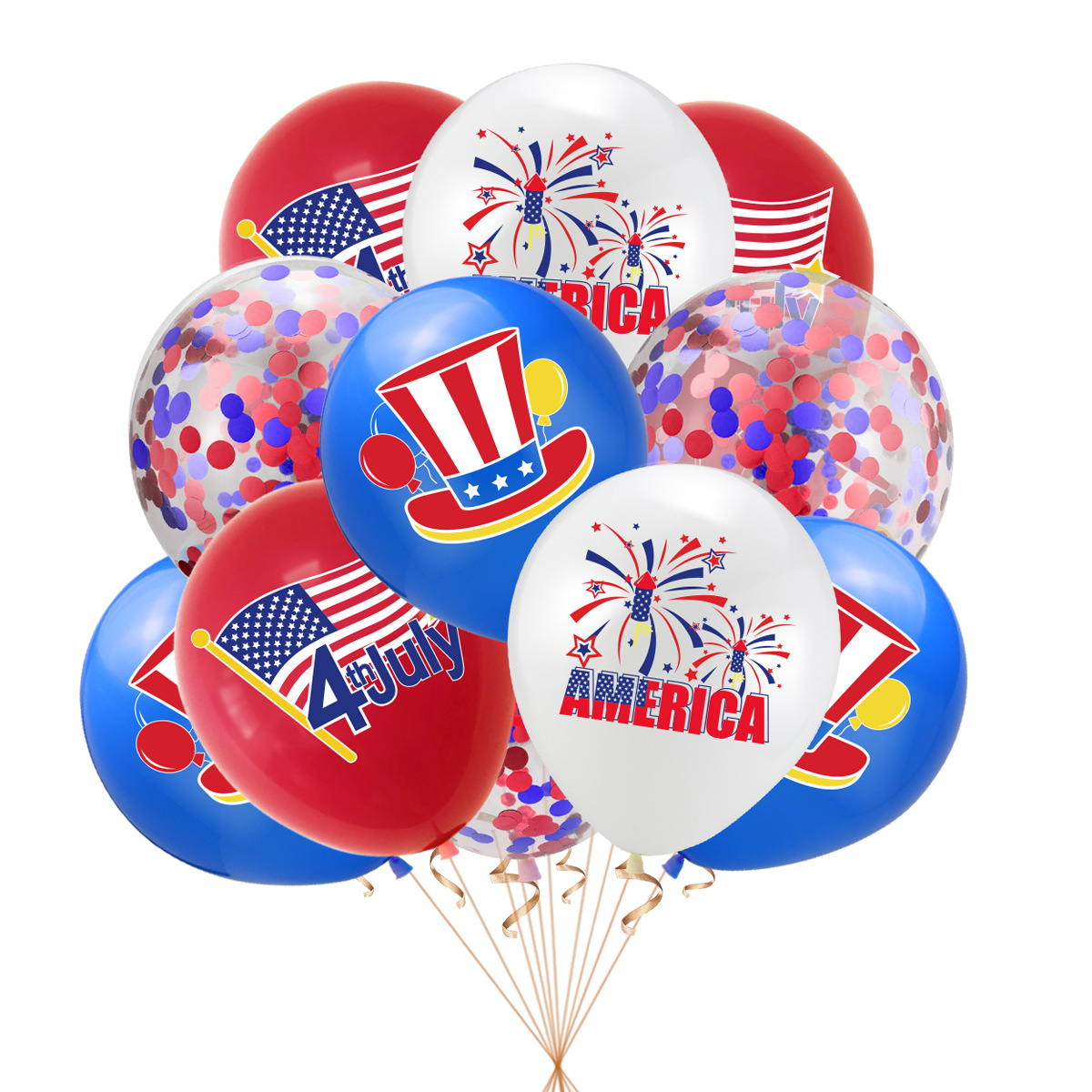 Independence Day Birthday Party Decoration USA Independence Day 74 Balloons Holiday Party Balloon Arrangement Supplies
