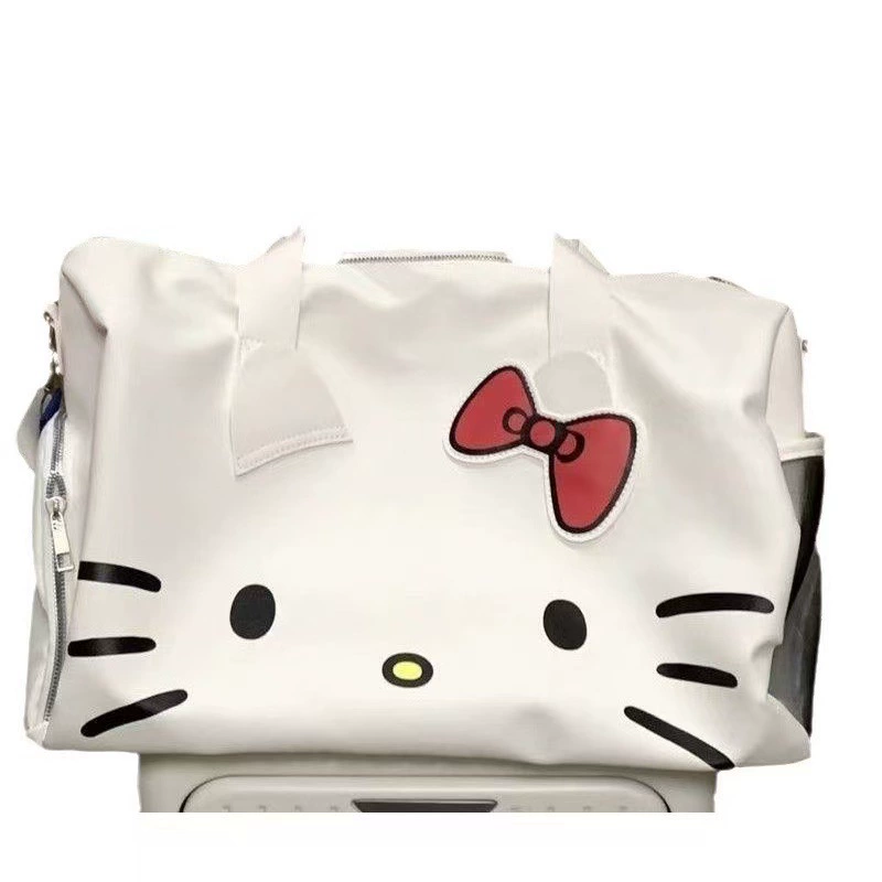 Дорожная сумка через плечо (Hello Kitty) мультяшная, белая