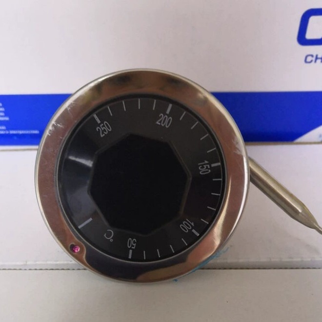 WJA50-250 degree small boiler temperature controller 2 feet liquid expansion type temperature control knob flat head temperature controller