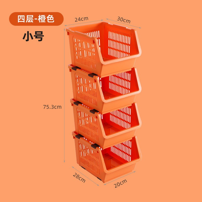 S사이즈 4 오렌지 레드