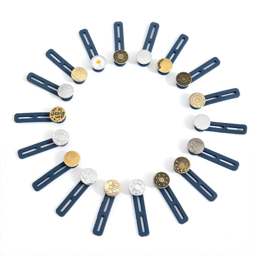 Nail-free button telescopic removable button universal button extension button jeans button adjustable waist expansion button