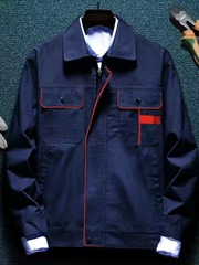 Spring and Autumn Long Sleeve Workwear Set for Men, Durable, Automotive Repair Shop, Construction Site, Protective Work Uniform for Men, Top and Pants