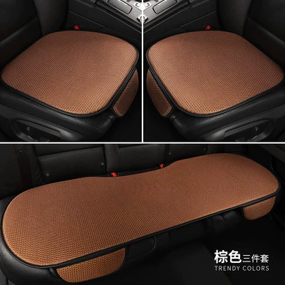 Cool pad – New Factory Car Cushion Summer - brown-front-row-single-seat