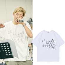 EXO朴灿烈Chanyeol同款棉宽松简约打底衫短袖T恤男女夏季上衣服