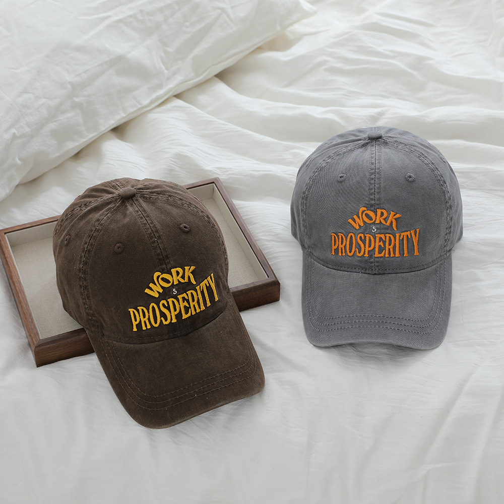 Hanfeng personalidad letras para niños sombrero de lengua de pato suave superior versátil modelado gorra de béisbol sombrero de sombrero de sombrero