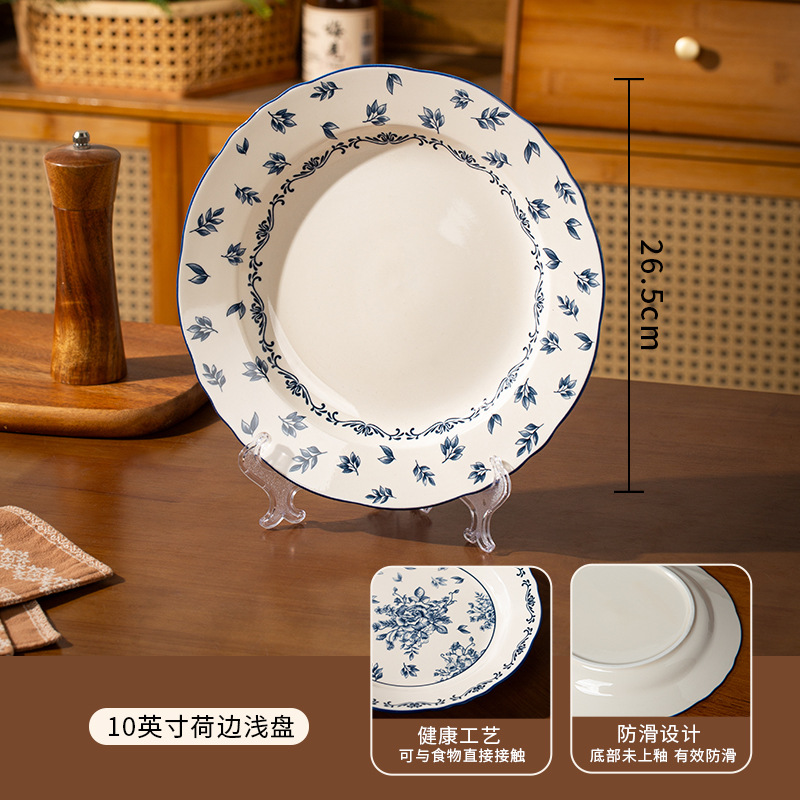 Landi belleza personalizada platos de cerámica platos de alta belleza platos de orejas pequeños platos frescos platos caseros image 12