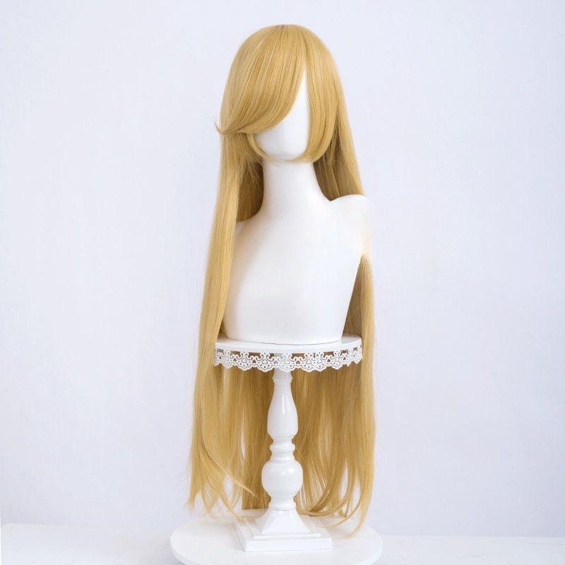 Cony paruka Univerzální cosplay paruka 100 cm dlouhá ofina 1 metr rovné vlasy Vícebarevná cosplay paruka