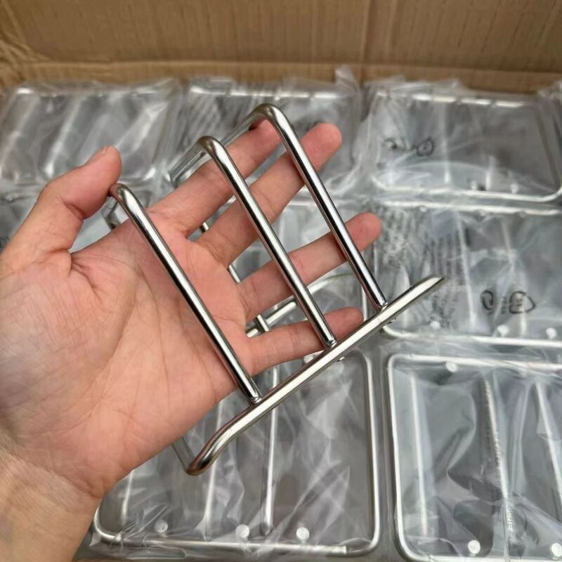 加厚不锈钢双格砧板架厨房加粗菜板锅盖收纳架现代简约置物架|undefined