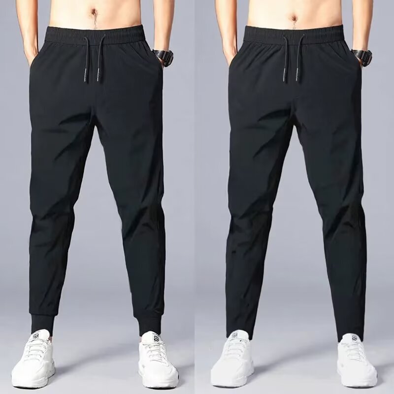 Factory wholesale pants men's spring and autumn elastic work pants loose wear-resistant dirty workers work clothes men's outdoor construction site