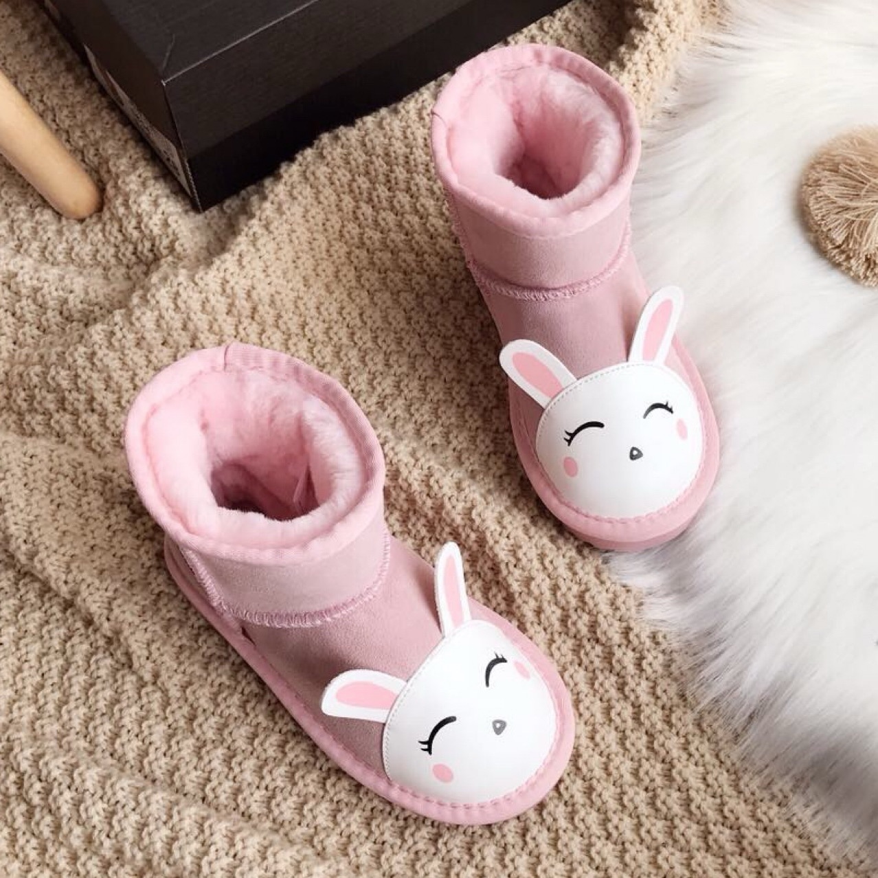Cartoon children's winter non-slip boots for men and women
