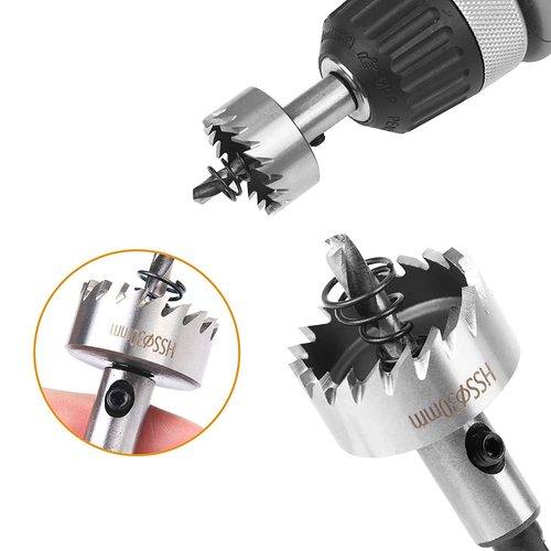 5pc Metal Stainless Steel Hole Punch, Alloy Steel Hole Punch, Metal Expanding Drill, Steel Plate Round Opening Tool