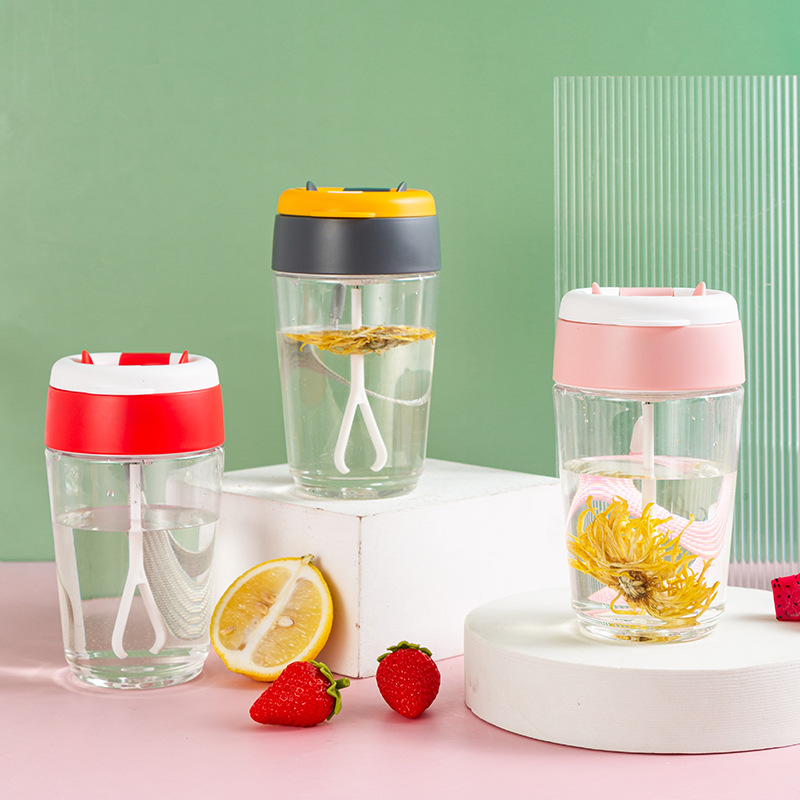 廠家直供小巧便捷攪拌杯自動咖啡蛋白粉搖搖杯pc食品級攪拌杯