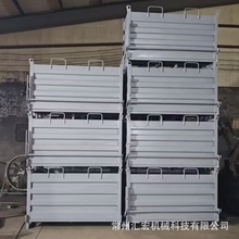 底部开门自卸式金属周转废料箱 加厚铁屑收集箱 多种尺寸工业箱子