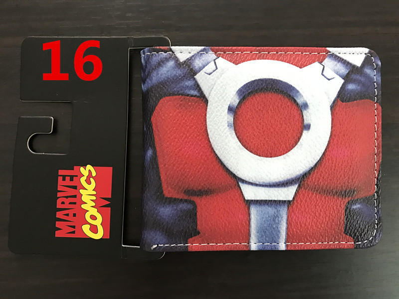 Deadpool deadpool cartera corta Marvel Avengers superhéroe pu cambio cartera