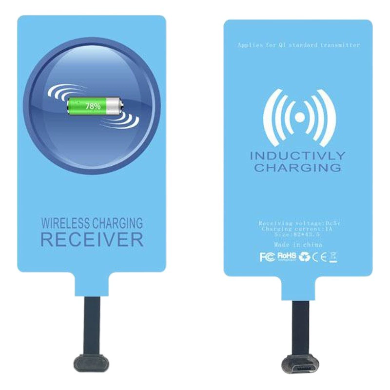 Беспроводное зарядное устройство беспроводной зарядный приемник Qi стандарт для Android Apple и других смартфонов