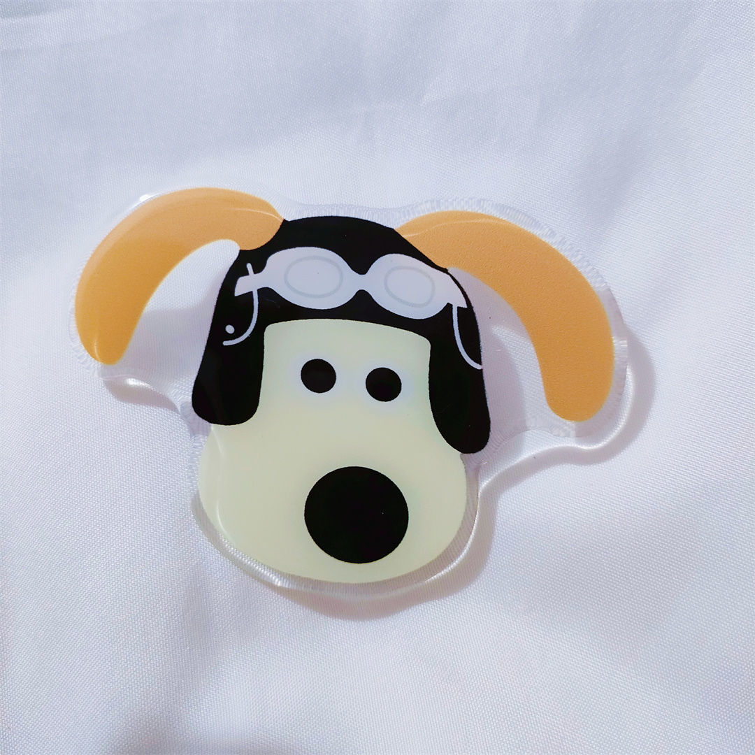 Corea del Sur ins estilo blanco pato epoxi airbag soporte lindo soporte plegable retráctil pasta dedo hebilla soporte del teléfono móvil